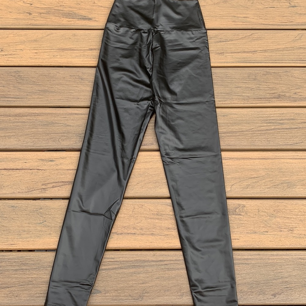 Everbellus Sexy Womens Faux Leather High Waisted Leggings Streetwear Capsule - Picture 7 of 8